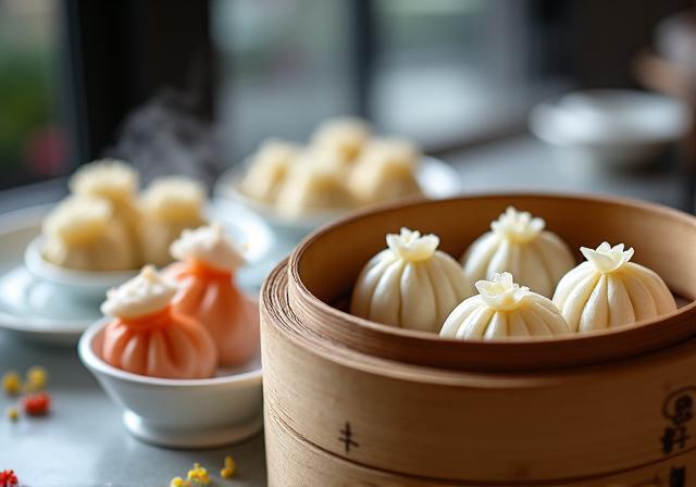 Modern dim sum selection